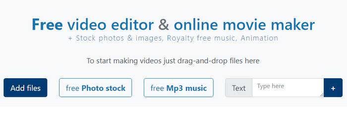 Phần mềm ghép nhạc vào video Movie Maker Online 