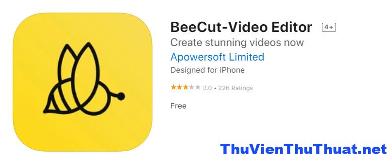 App edit video tiktok Beecut