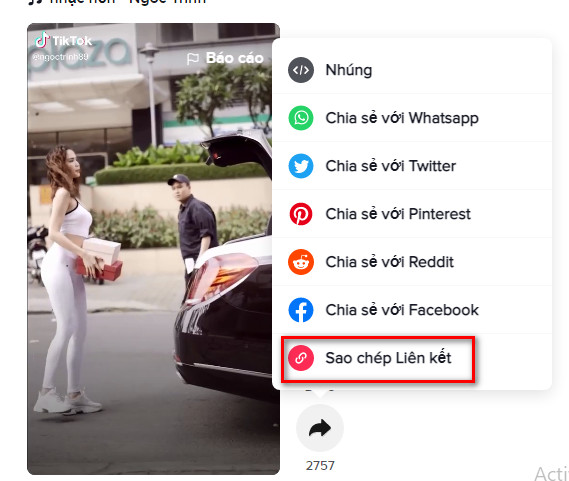 Cách download video trên tiktok về pc