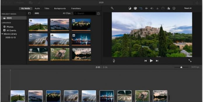 Phần mềm chỉnh sửa video macbook - iMovie