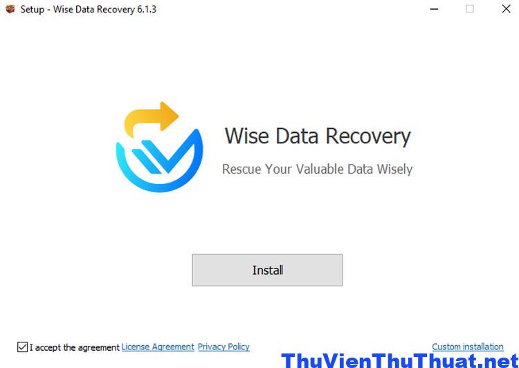 Phần mềm Wise Data Recovery