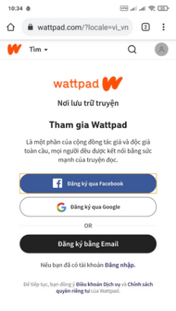 wattpad bị lỗi 