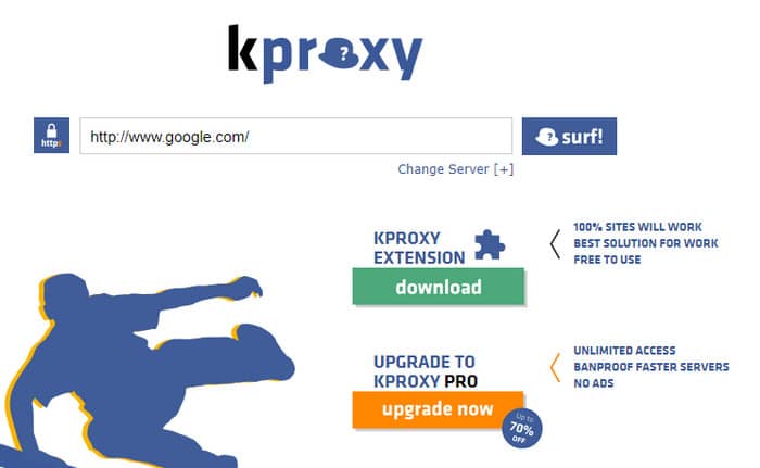 Phần mềm fake ip kProxy