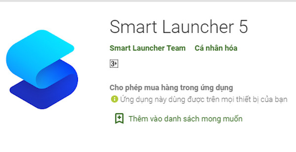 Ứng dụng Smart Launcher 5 