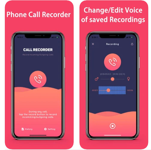 App ghi âm cuộc gọi trên iphone