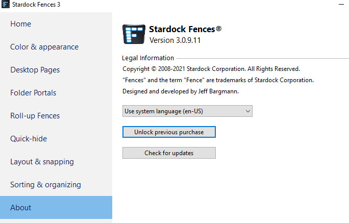 instal the last version for windows Stardock Fences 4.21