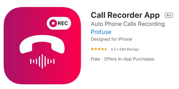Ghi âm cuộc gọi trên Iphone bằng Call Recorder App 