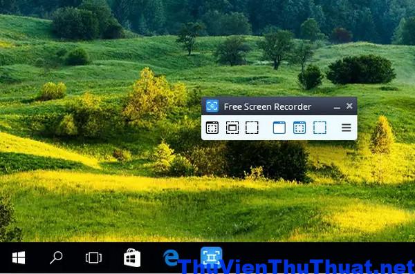 Phần mềm quay màn hình Free Screen Video Recorder