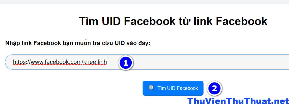 Cách check uid facebook - 1