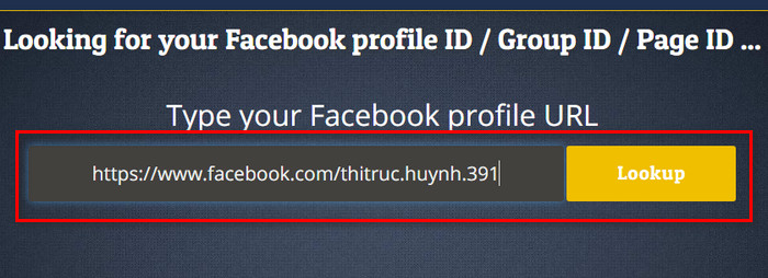 Cách lấy ID facebook đơn giản 