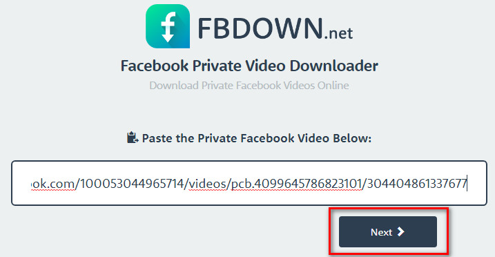 Download video facebook private 