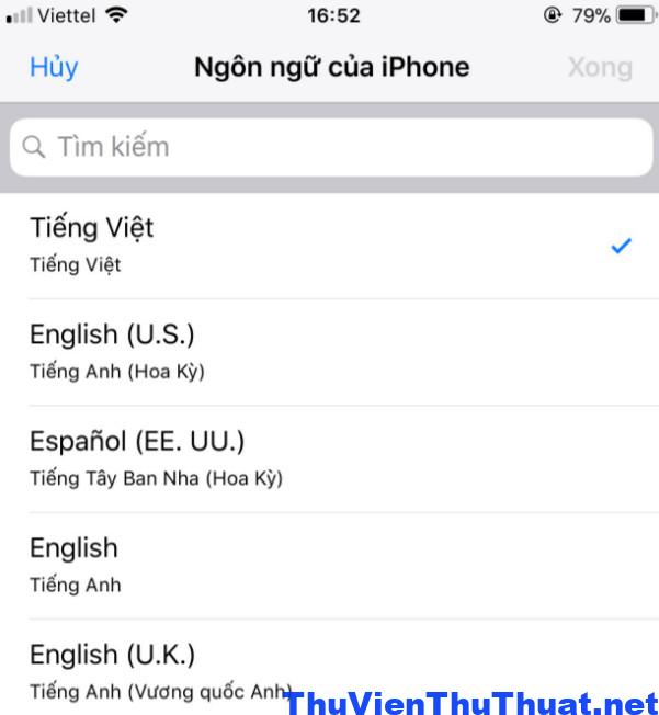 Cách đổi ngôn ngữ facebook trên iphone - 3