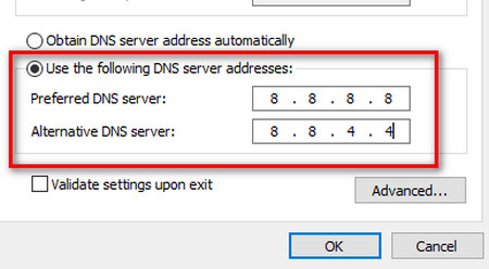 Cách đổi địa chỉ DNS teamviewer - 4