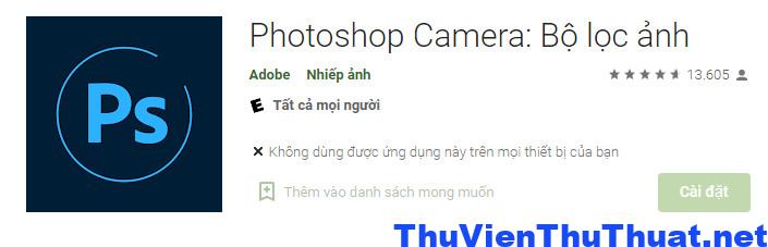 App adobe photoshop camera