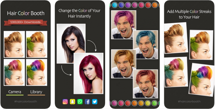 App thay đổi kiểu tóc