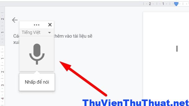 cách soạn thảo văn bản bằng giọng nói