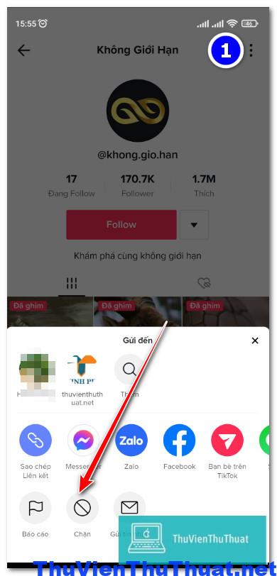 Cách chặn video tiktok, kênh tiktok mới nhất 2022