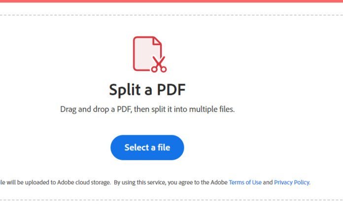 Phần mềm cắt file pdf Adobe reader