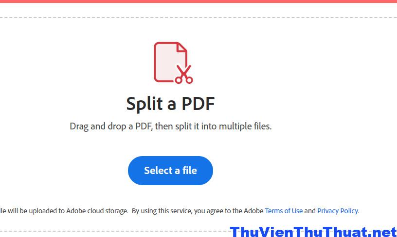Phần mềm cắt file pdf Adobe reader