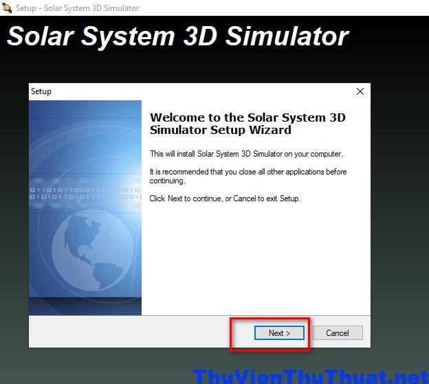 Cách cài đặt phần mềm solar system 3d simulato - 2