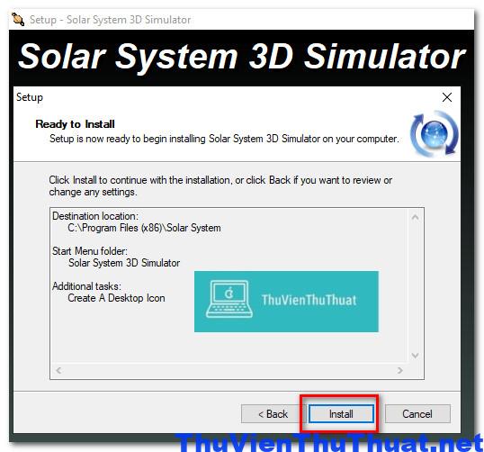 Cách cài đặt phần mềm solar system 3d simulato - 6