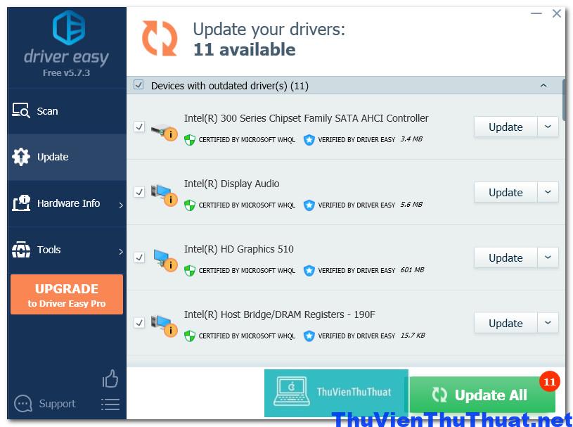 Cách update driver laptop bằng phần mềm