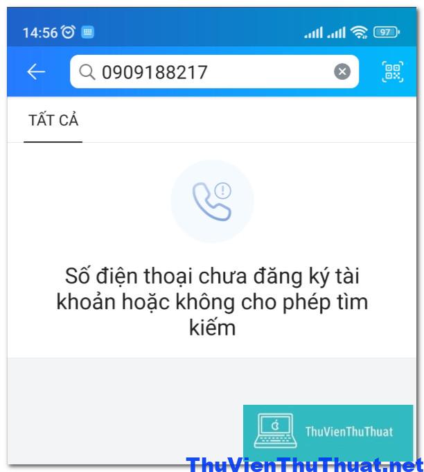 Lỗi zalo không kết bạn được với người lạ