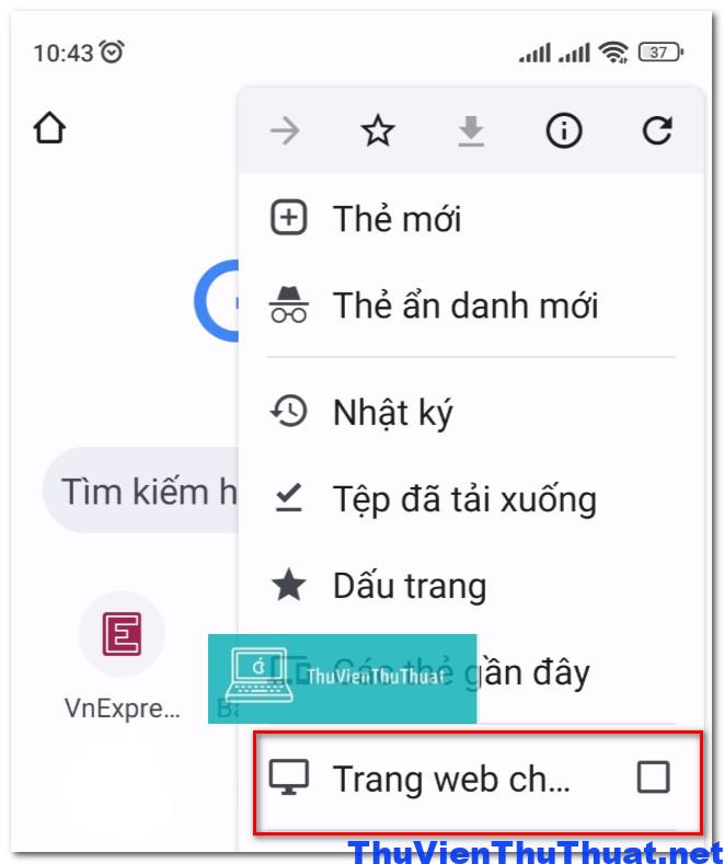 Cách đăng nhập zalo web trên điện thoại bằng Chrome
