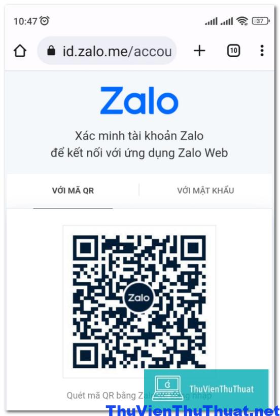 Hướng dẫn đăng nhập zalo web trên điện thoại đơn giản