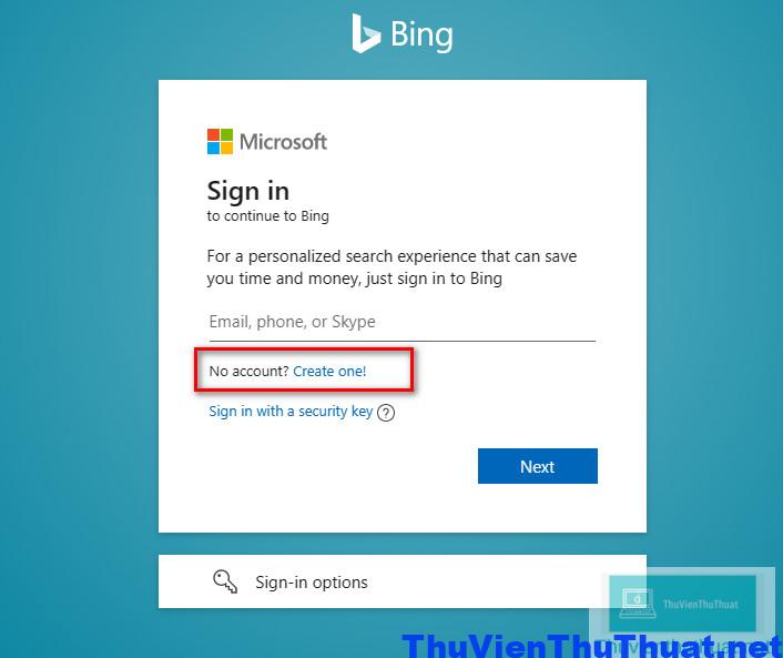 Cách đăng ký tài khoản Bing ai chat hình 3