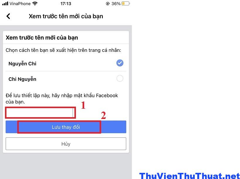 huong dan cach doi ten Facebook tren dien thoai may tinh 2023 5 Hướng dẫn cách đổi tên FaceBook trên điện thoại, máy tính