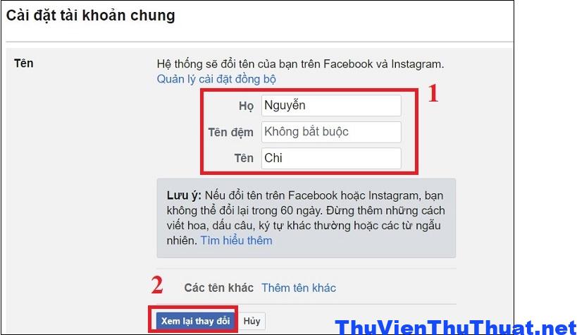 huong dan cach doi ten Facebook tren dien thoai may tinh 2023 7 Hướng dẫn cách đổi tên FaceBook trên điện thoại, máy tính