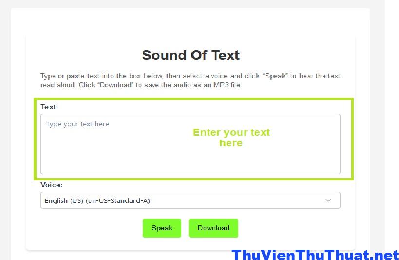 Sound of Text 3 Sound of Text: Chuyển văn bản thành giọng chị Google, Nam, Nữ tiếng Việt