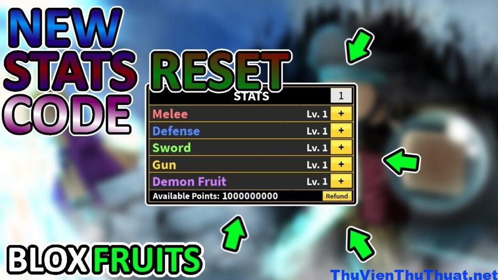 code blox fruit 1 Code Blox Fruit X2 Exp update 17 18 reset stats 2023 mới nhất