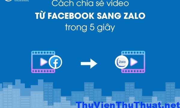 cach chia se video tu facebook sang zalo Hướng Dẫn Cách Chia Sẻ Video Từ Facebook Sang Zalo Nhanh Chóng