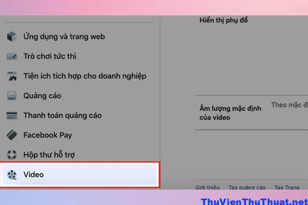 Chọn chất lượng video mặc định