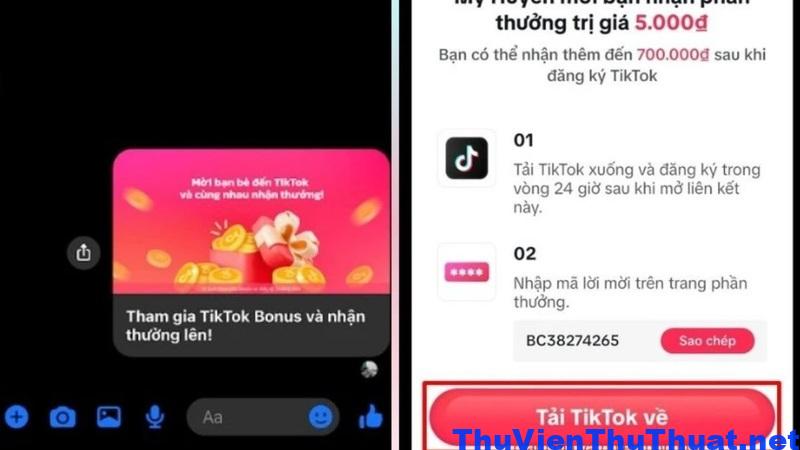 Cách nhập mã mời Tiktok trên điện thoại Bước 3