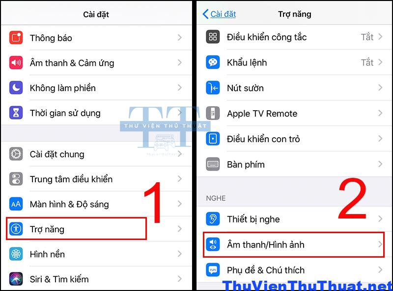 Hướng Dẫn Cách Bật Đèn Flash Khi Có Thông Báo Trên iPhone có hệ điều hành iOS 14 trở lên Bước 2