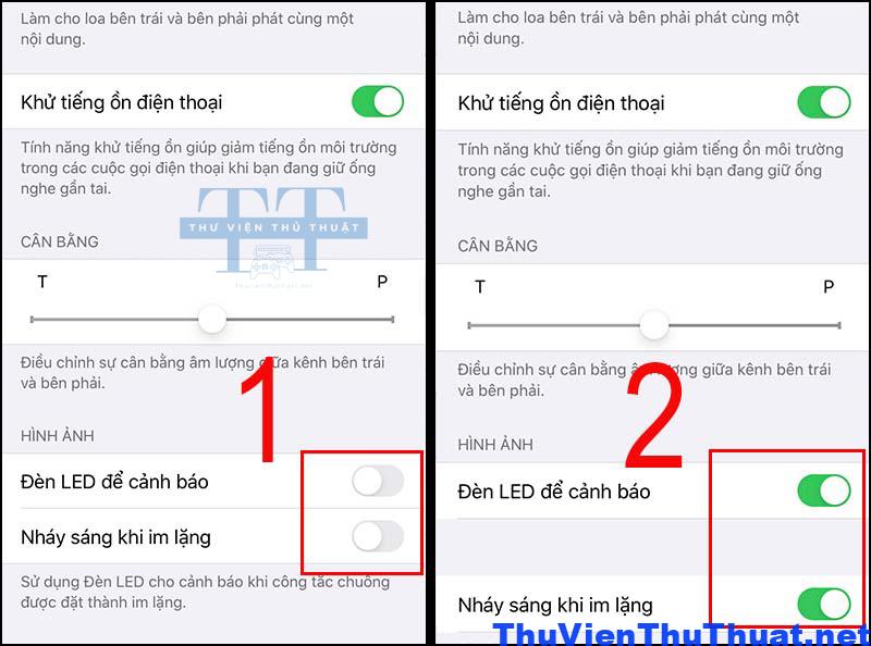 Hướng Dẫn Cách Bật Đèn Flash Khi Có Thông Báo Trên iPhone có hệ điều hành iOS 14 trở lên Bước 3