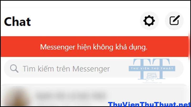 Lỗi ứng dụng Facebook Messenger