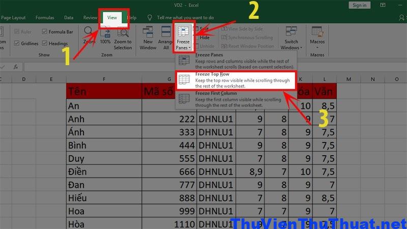 Một Số Mẹo Khác Để Giữ Cho Dòng Trong Excel Không Bị Rối