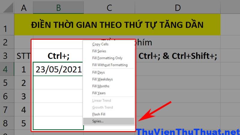 Những lưu ý khi thiết lập tự nhảy ngày tháng trong Excel