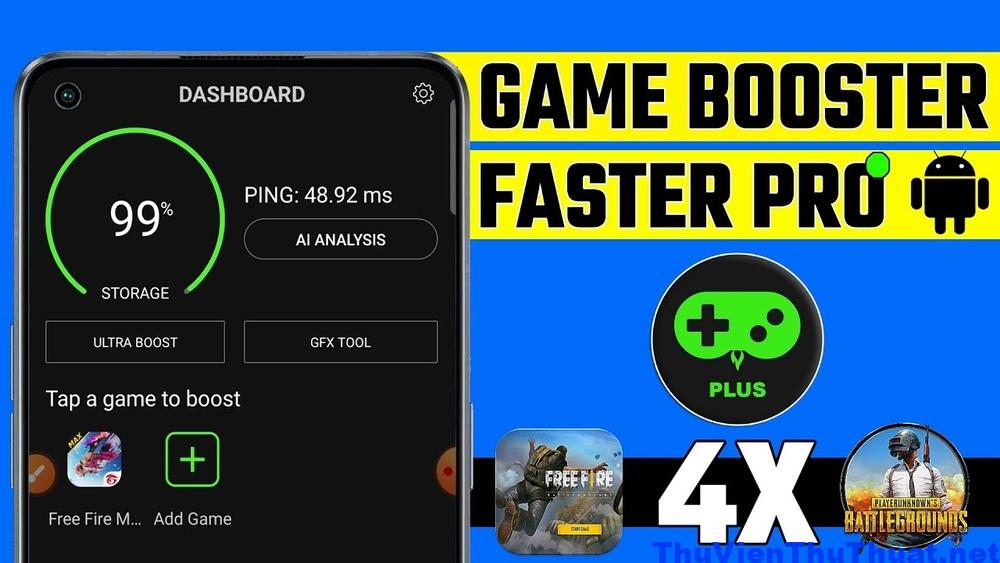 Hướng Dẫn Tải Và Cài Đặt Game Booster 4x Faster Pro