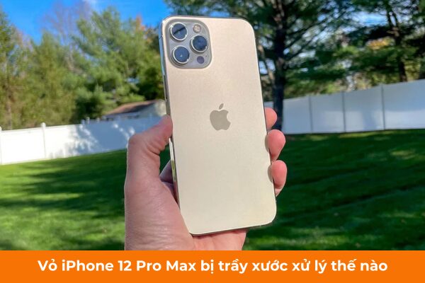 Vo iPhone 12 Pro Max bi tray xuoc xu ly the nao Vỏ iPhone 12 Pro Max bị trầy xước xử lý thế nào hiệu quả nhất?