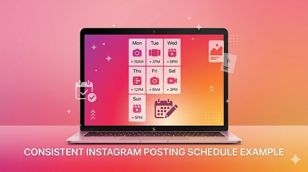 consistent instagram posting schedule